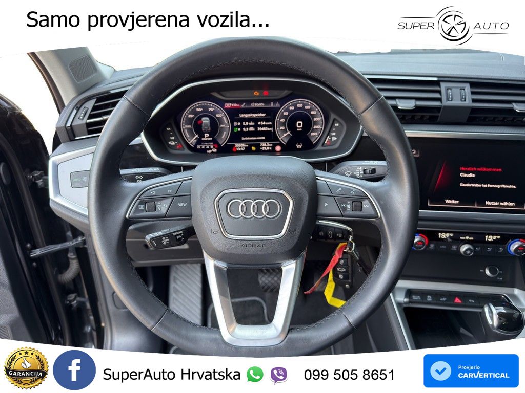 Audi Q3 45 TFSIe (245 KS) S tronic LED+GR SJED+ACC
