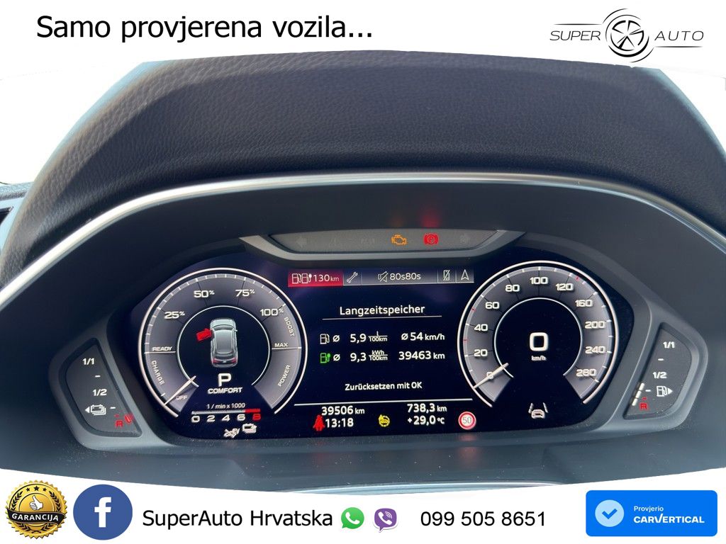 Audi Q3 45 TFSIe (245 KS) S tronic LED+GR SJED+ACC