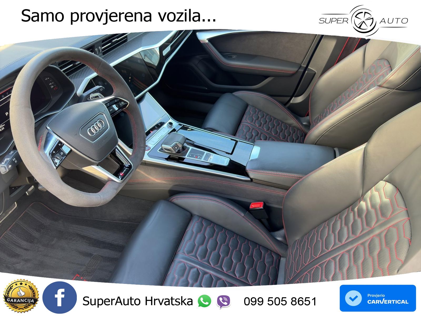 Audi RS6 Avant 4.0 TFSI V8 performance (630 KS)  quattro tiptronic LED+GR SJED+ACC