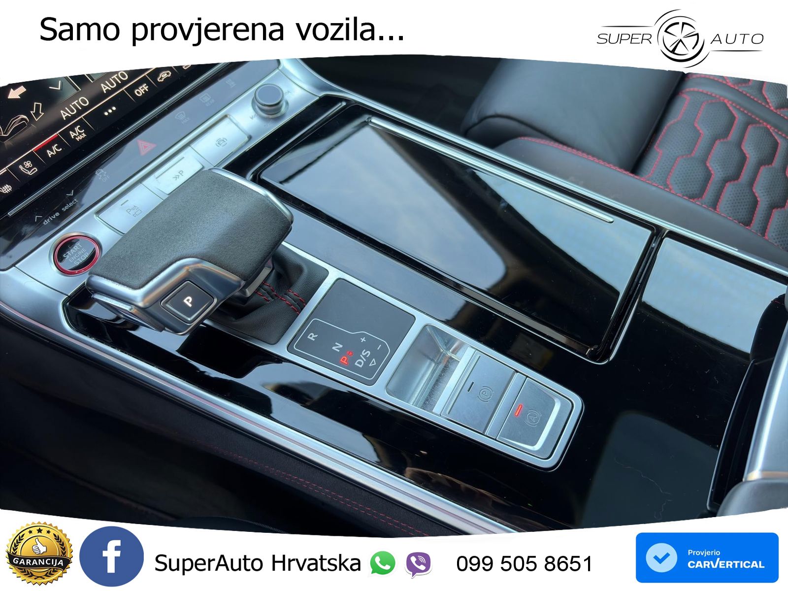 Audi RS6 Avant 4.0 TFSI V8 performance (630 KS)  quattro tiptronic LED+GR SJED+ACC