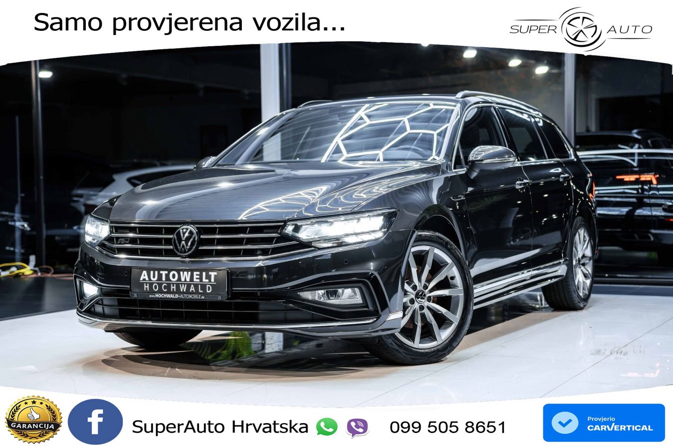 Volkswagen Passat Variant 2.0 TDI (150 KS) DSG R-Line LED+GR SJED+ACC