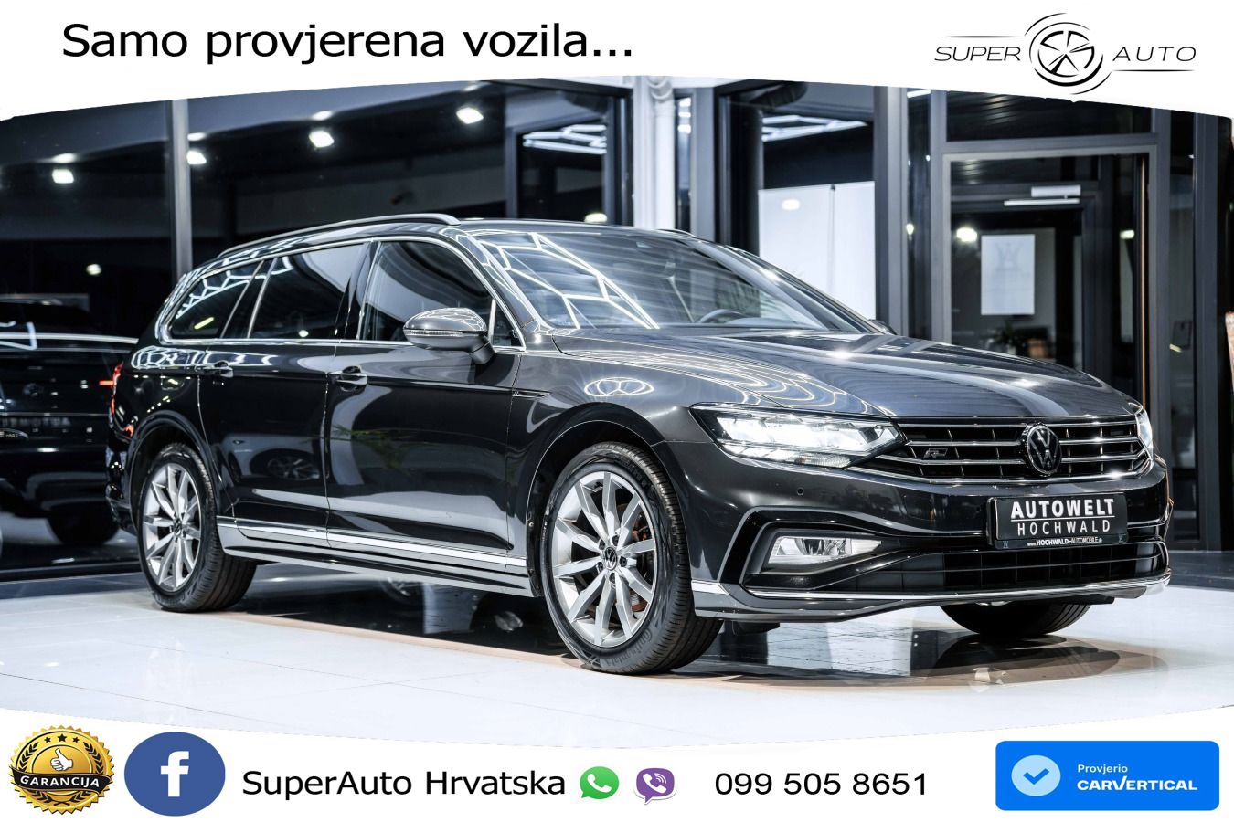 Volkswagen Passat Variant 2.0 TDI (150 KS) DSG R-Line LED+GR SJED+ACC