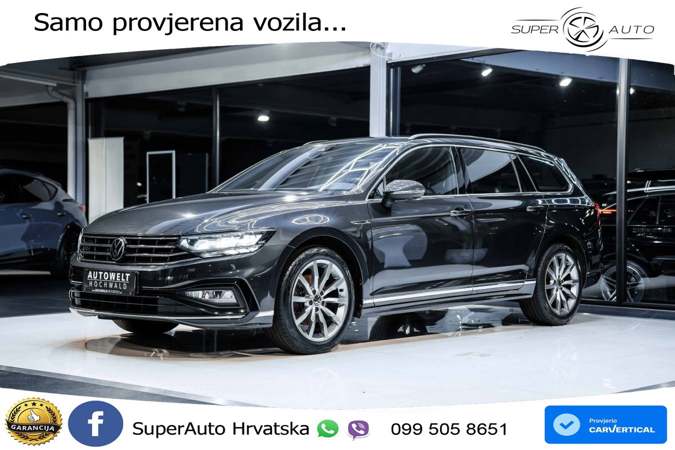 Volkswagen Passat Variant 2.0 TDI (150 KS) DSG R-Line LED+GR SJED+ACC
