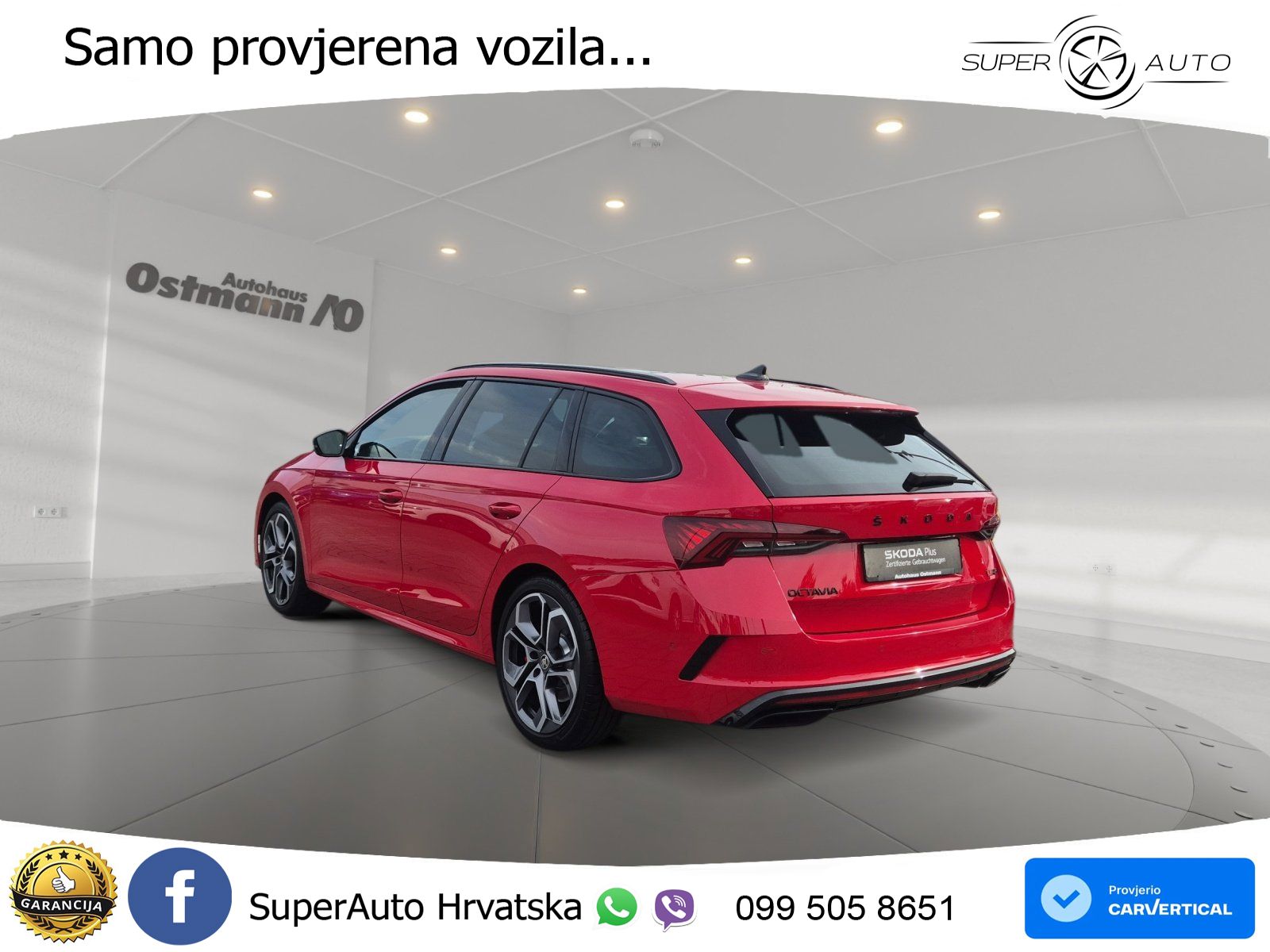 Škoda Octavia Combi RS 2.0 TSI (245 KS) DSG LED+GR SJED+ACC