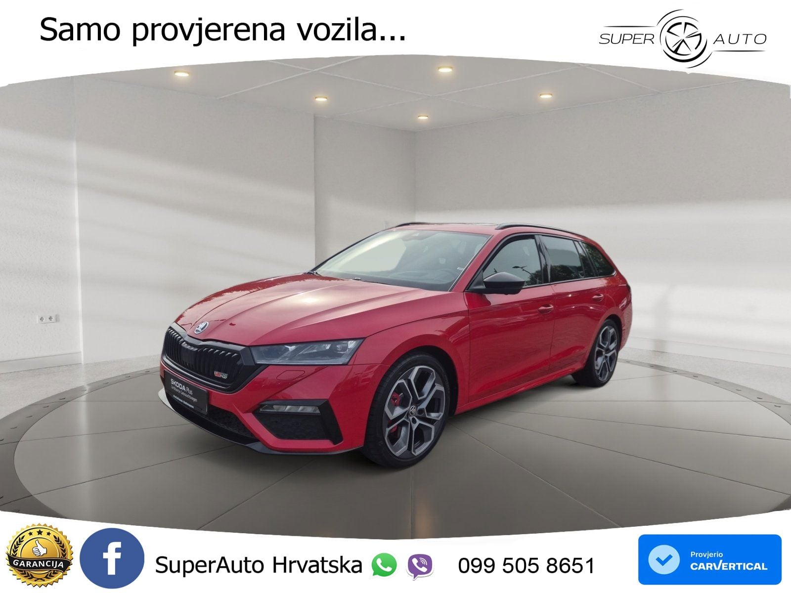 Škoda Octavia Combi RS 2.0 TSI (245 KS) DSG LED+GR SJED+ACC