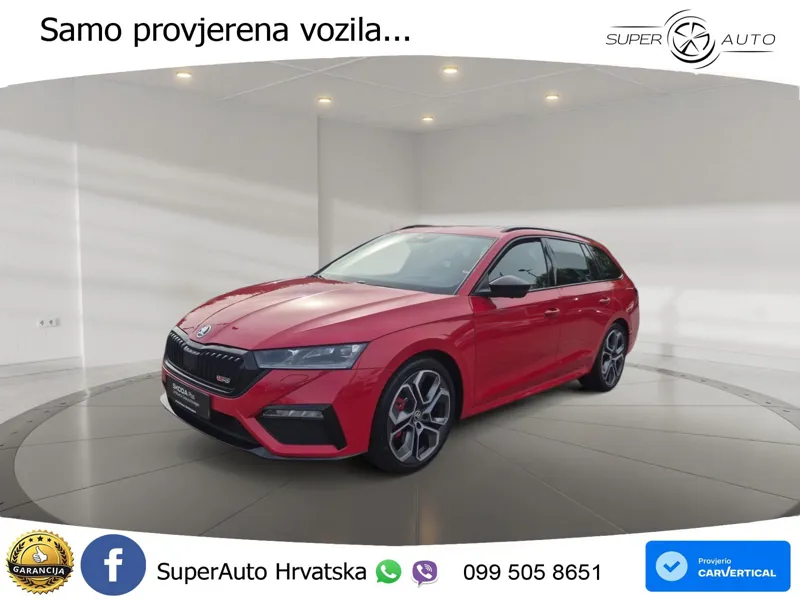 Škoda Octavia Combi RS 2.0 TSI (245 KS) DSG LED+GR SJED+ACC