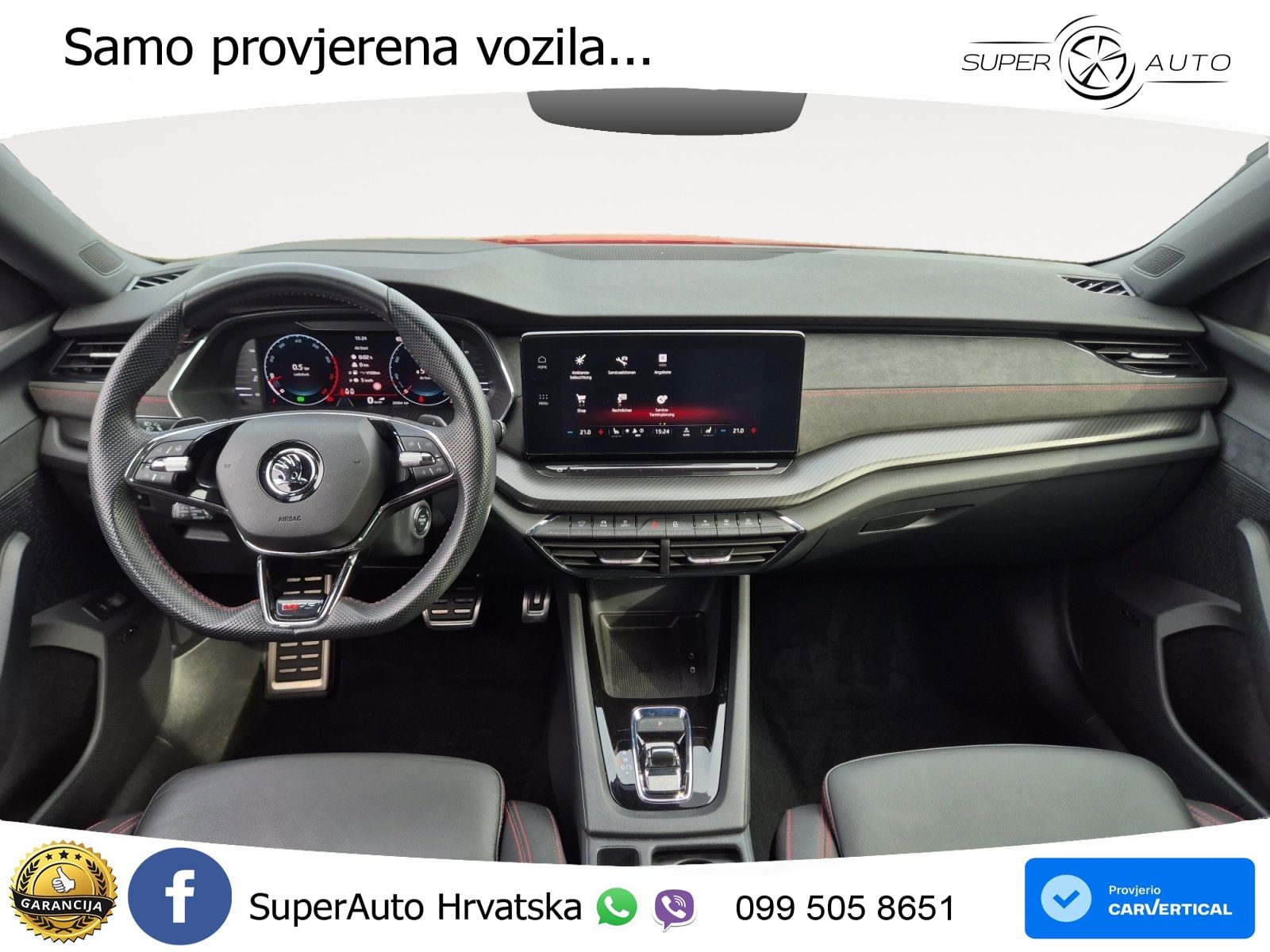Škoda Octavia Combi RS 2.0 TSI (245 KS) DSG LED+GR SJED+ACC