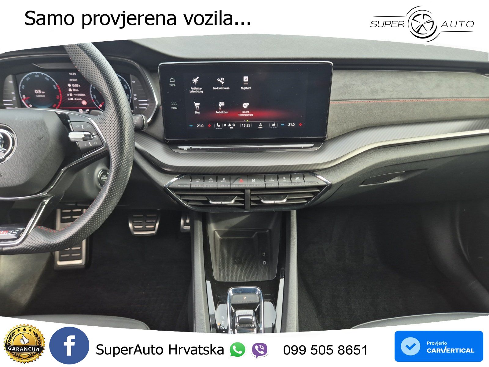 Škoda Octavia Combi RS 2.0 TSI (245 KS) DSG LED+GR SJED+ACC