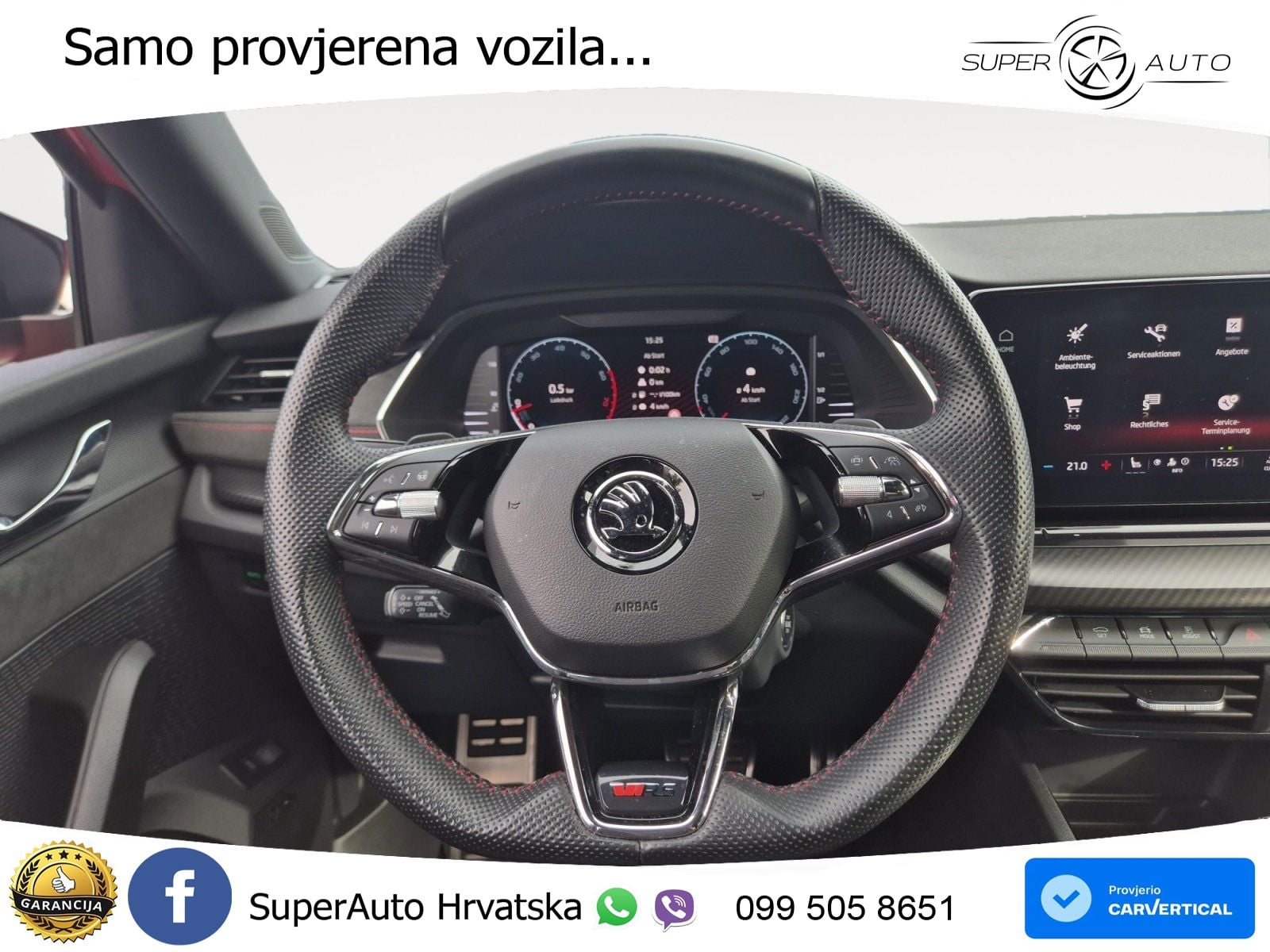 Škoda Octavia Combi RS 2.0 TSI (245 KS) DSG LED+GR SJED+ACC