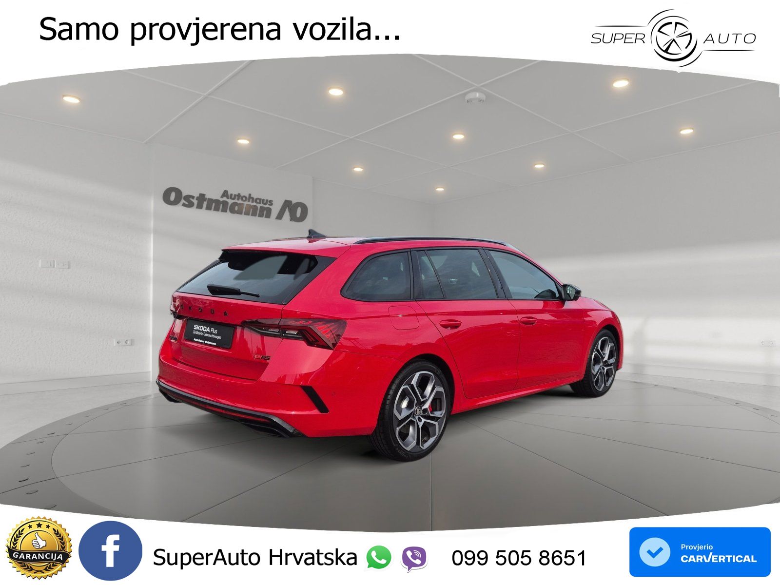Škoda Octavia Combi RS 2.0 TSI (245 KS) DSG LED+GR SJED+ACC