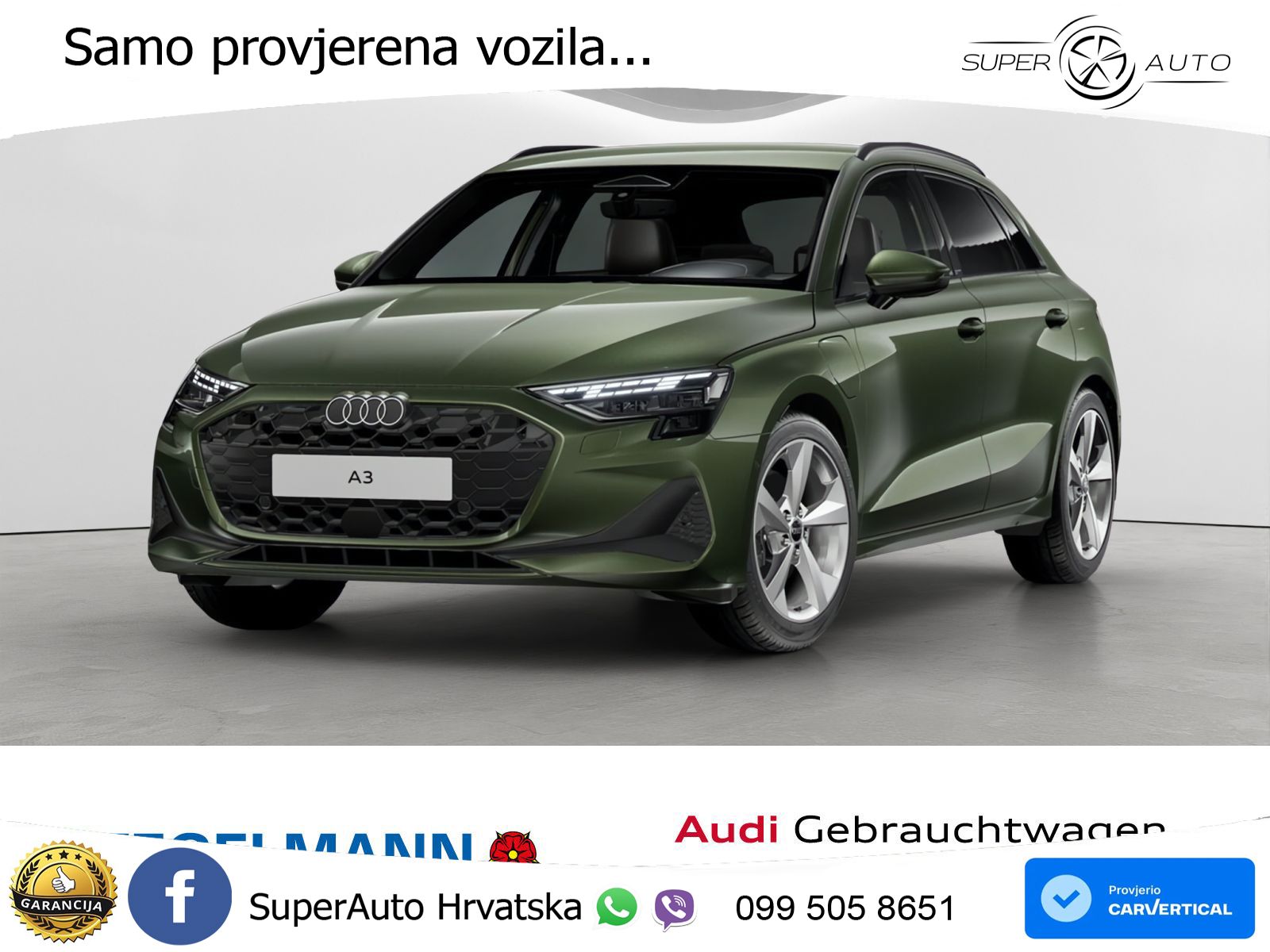 Audi A3 40 TFSIe (204 KS) S tronic LED+GR SJED+ACC