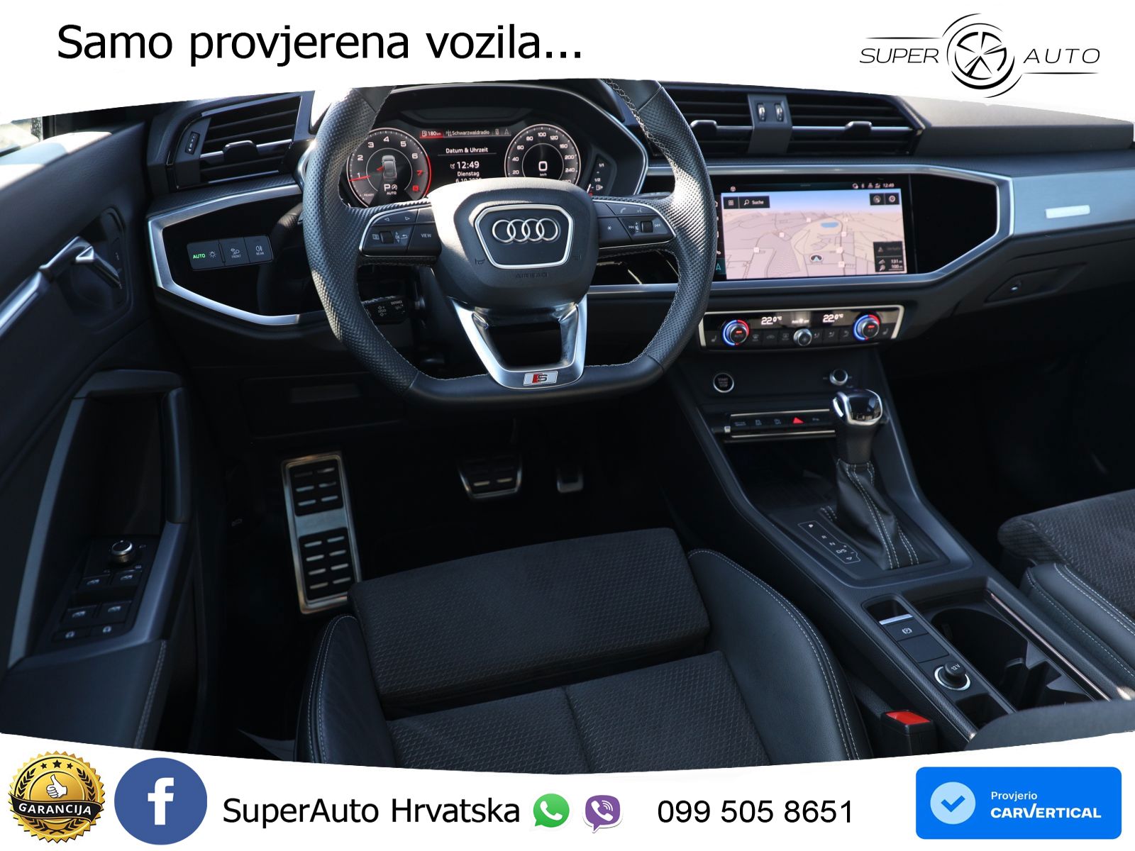 Audi Q3 Sportback 40 TFSI (190 KS) quattro S tronic S line MATRIX+GR SJED+KAM