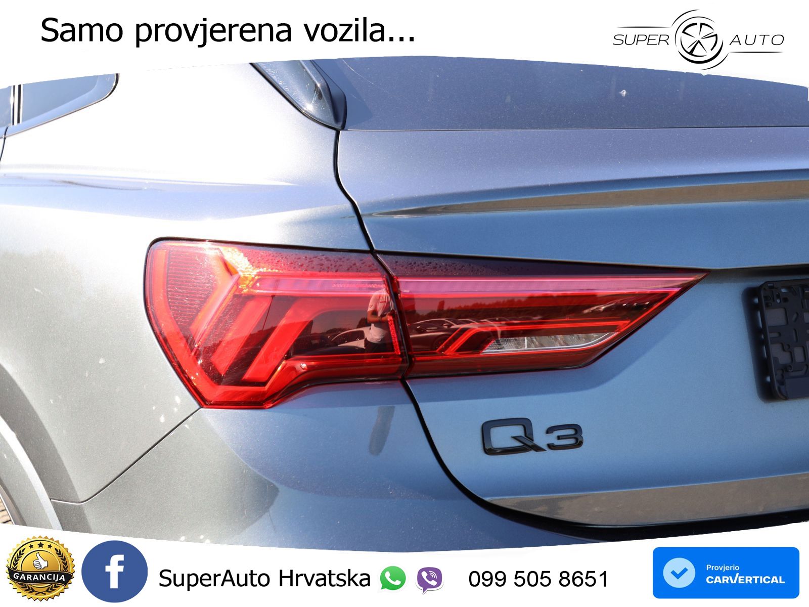 Audi Q3 Sportback 40 TFSI (190 KS) quattro S tronic S line MATRIX+GR SJED+KAM