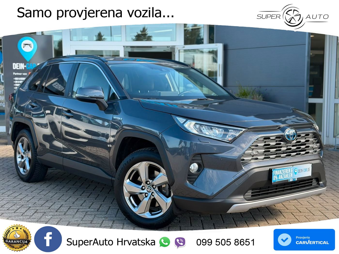 Toyota RAV4 2.5 (218 KS) Hybrid e-CVT LED+GR SJED+ACC