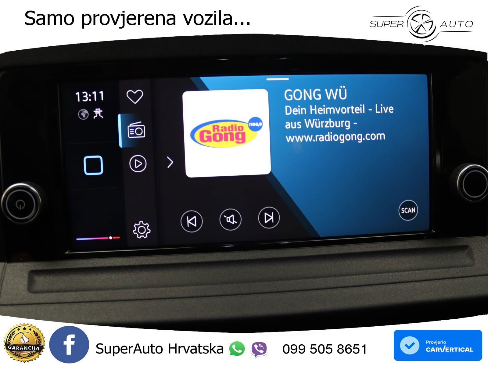 Volkswagen Caddy Kombi / Bluetooth, Klima, DAB+ 102 KS