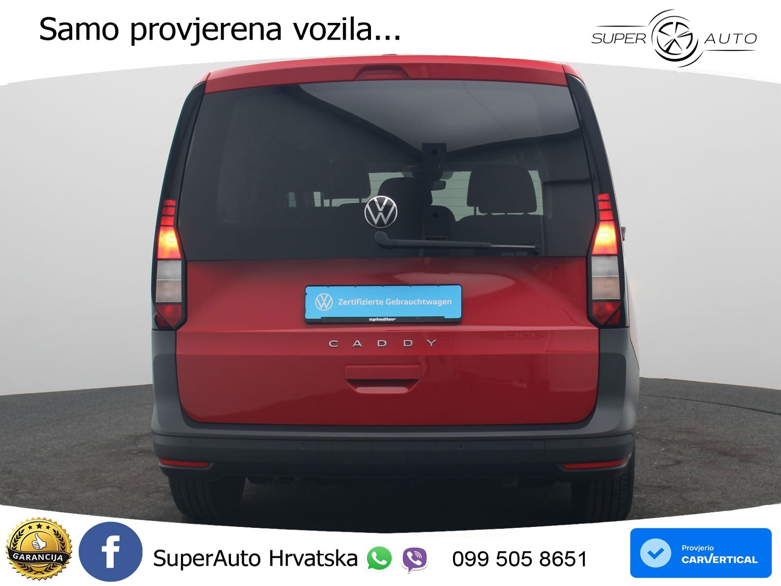 Volkswagen Caddy Kombi / Bluetooth, Klima, DAB+ 102 KS