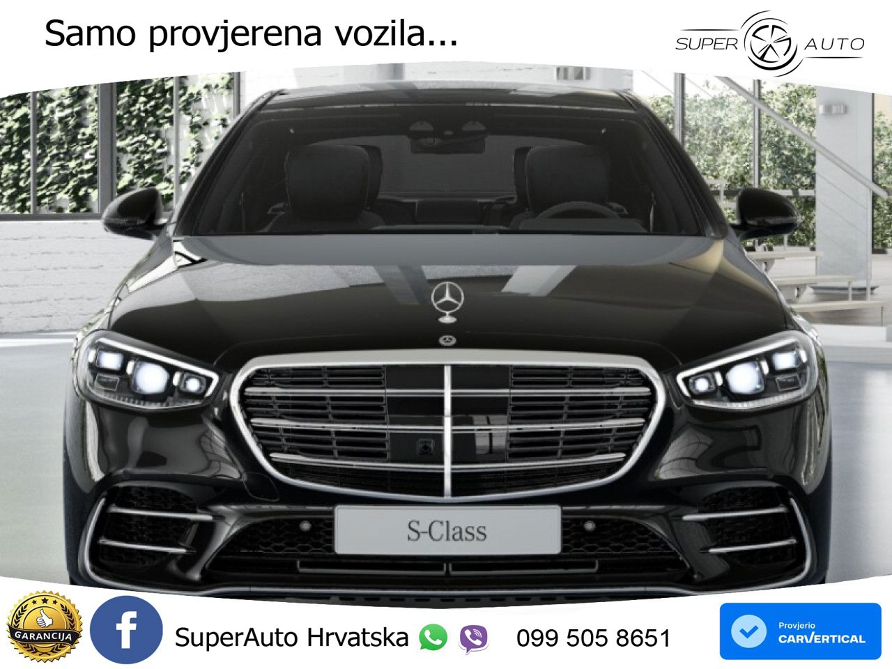 Mercedes S 450d (367 KS) EQ Boost 4MATIC 9G-TRONIC AMG LED+GR SJED+ACC