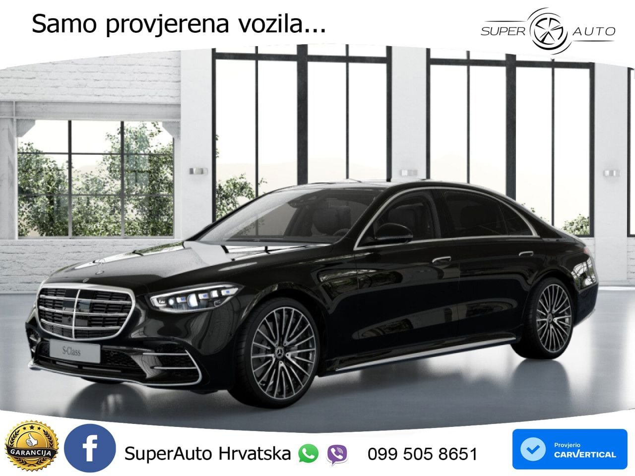 Mercedes S 450d (367 KS) EQ Boost 4MATIC 9G-TRONIC AMG LED+GR SJED+ACC