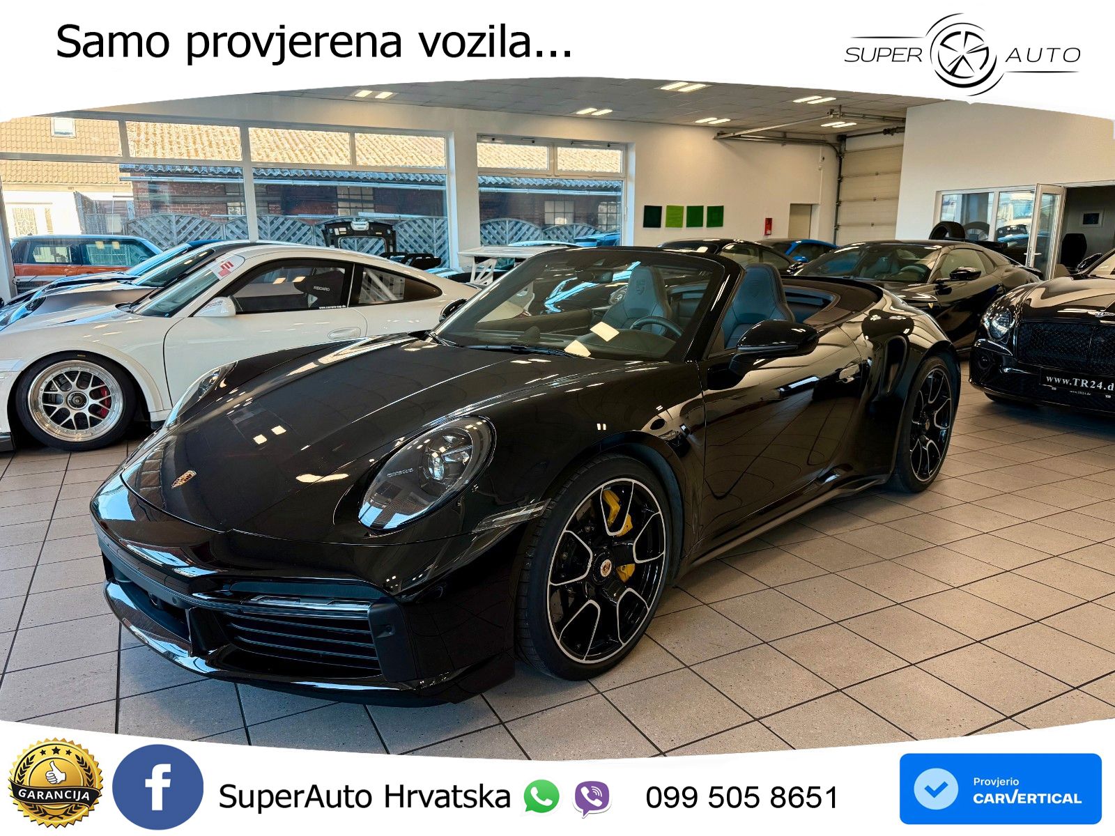 Porsche 911 Turbo S Cabriolet 3.8 (650 KS) PDK MATRIX+GR SJED+KAM