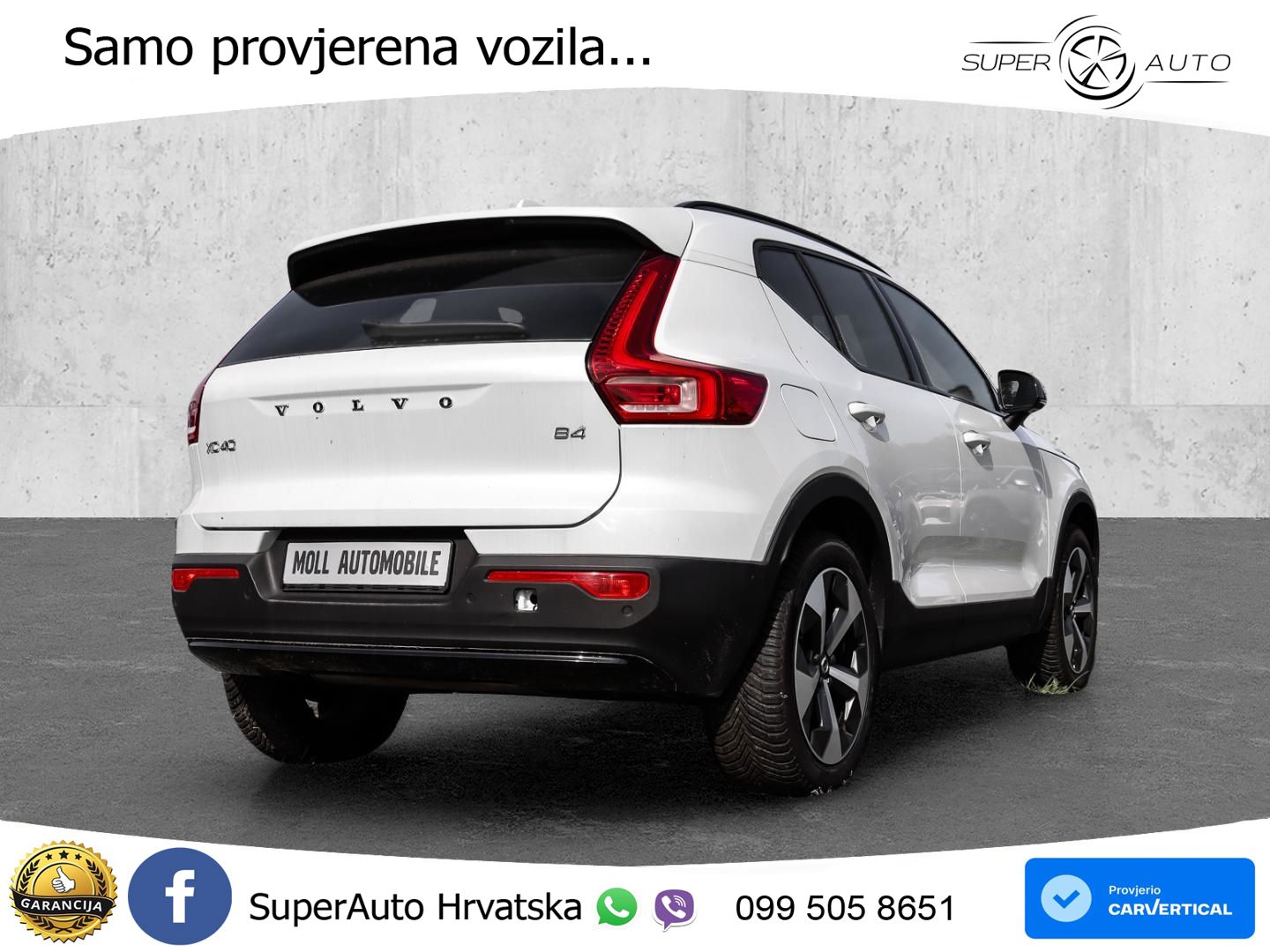 Volvo XC40 2.0 B4 AWD 197 KS Automatic LED+GR SJED+ACC