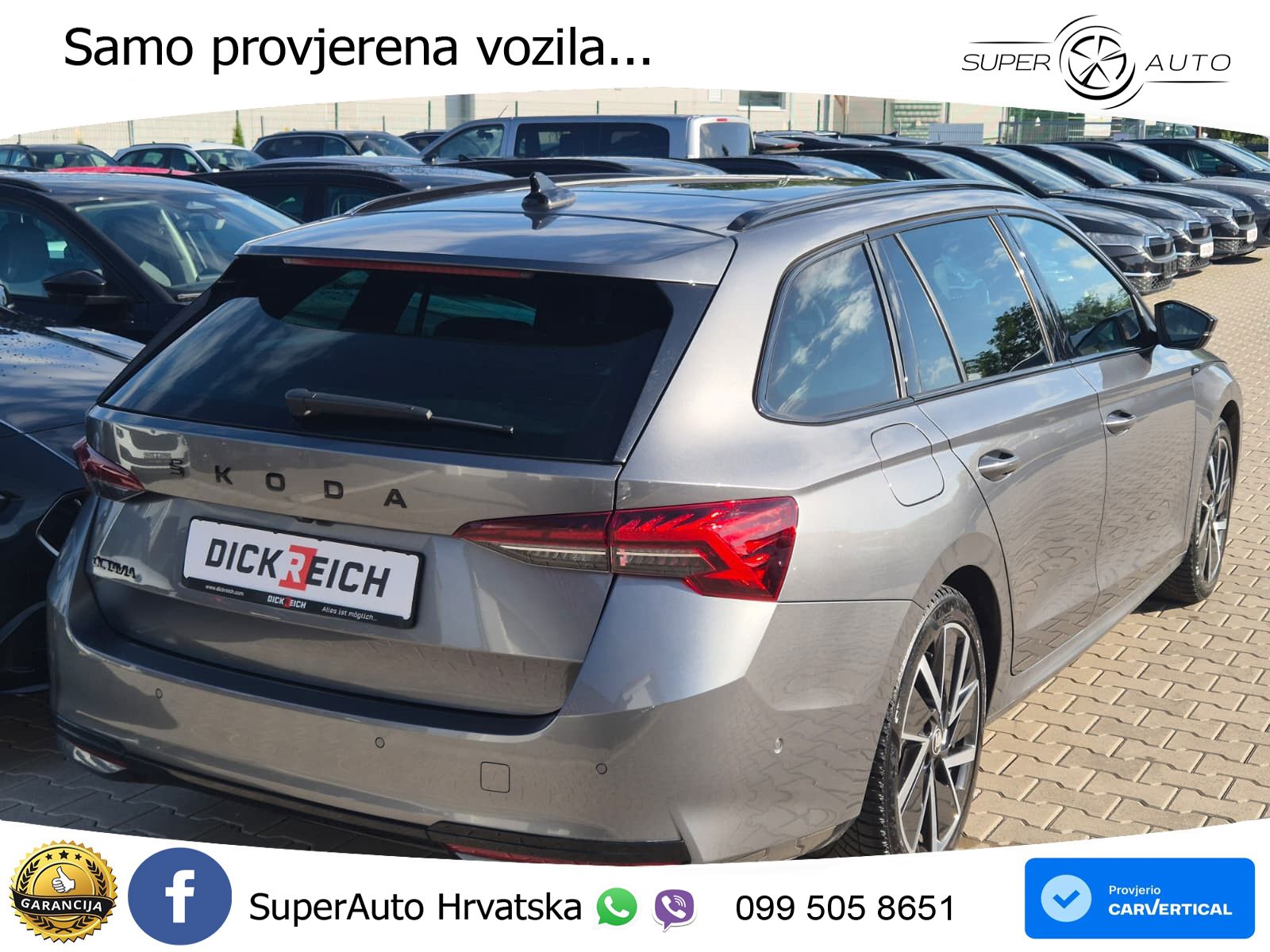 Škoda Octavia Combi 1.5 TSI (150 KS) DSG SportLine LED+GR SJED+ACC