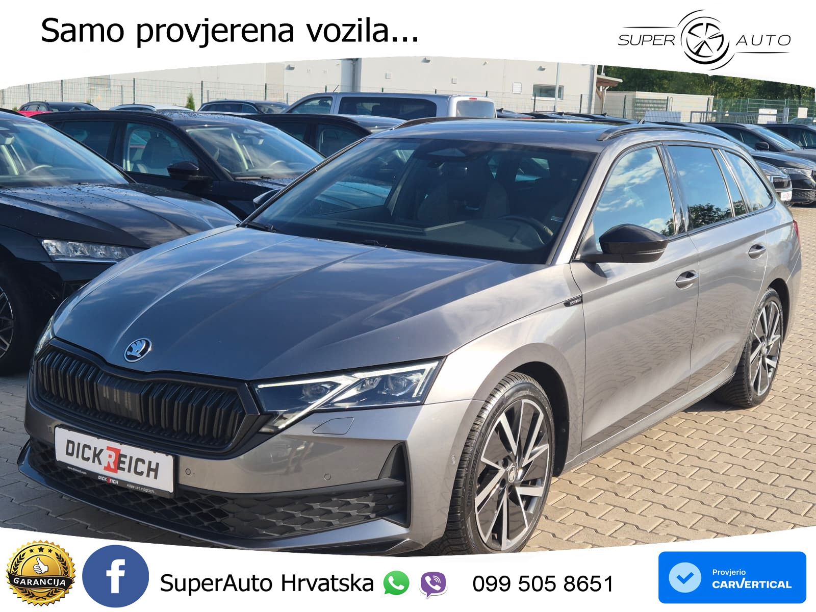 Škoda Octavia Combi 1.5 TSI (150 KS) DSG SportLine LED+GR SJED+ACC