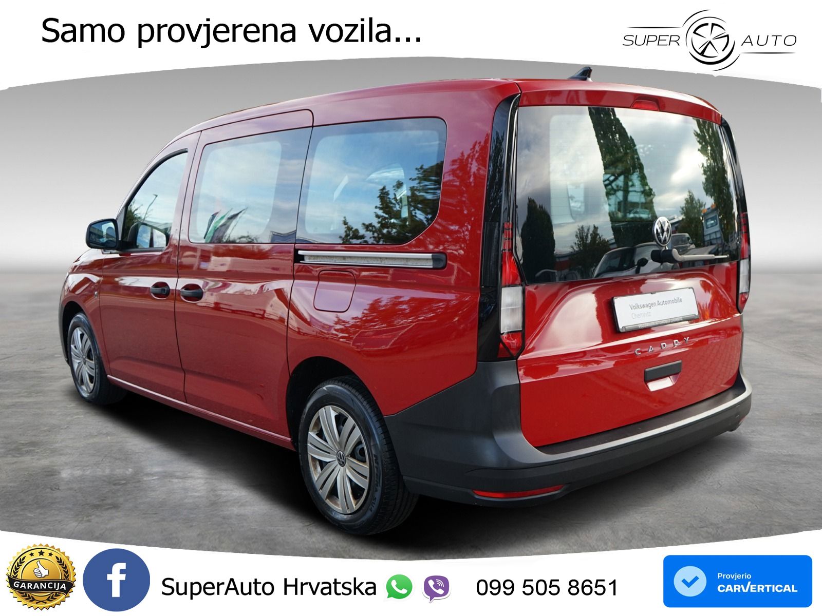 Volkswagen Caddy Kombi Maxi 2.0 TDI*Lane Assist* 102 KS