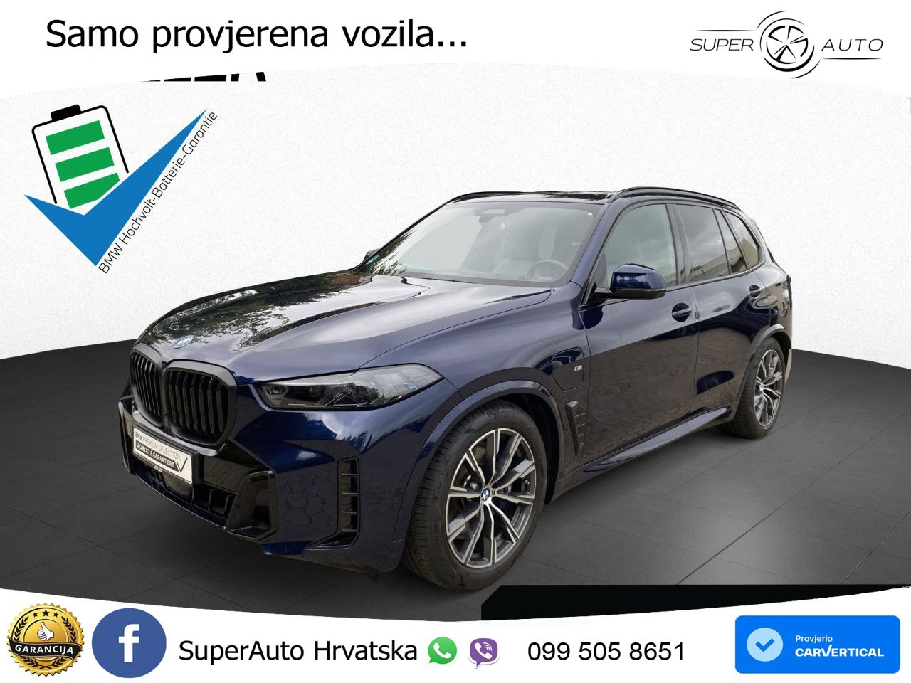 BMW X5 50e (489 KS) xDrive Steptronic M Sport ACC+HEAD+4xGR SJED+360+PANO