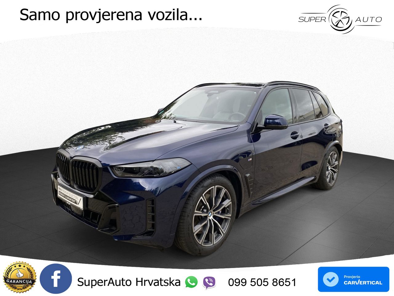 BMW X5 50e (489 KS) xDrive Steptronic M Sport ACC+HEAD+4xGR SJED+360+PANO