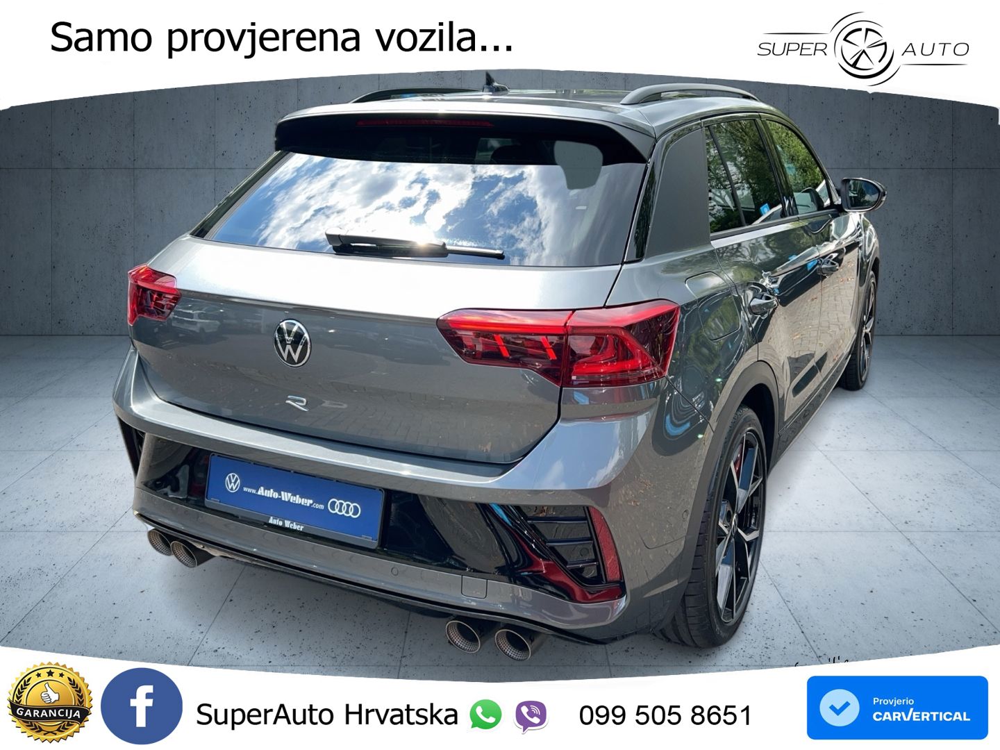 Volkswagen T-Roc I R 2.0 TSI (300 KS) OPF 4M DSG MATRIX+GR SJED+KAM