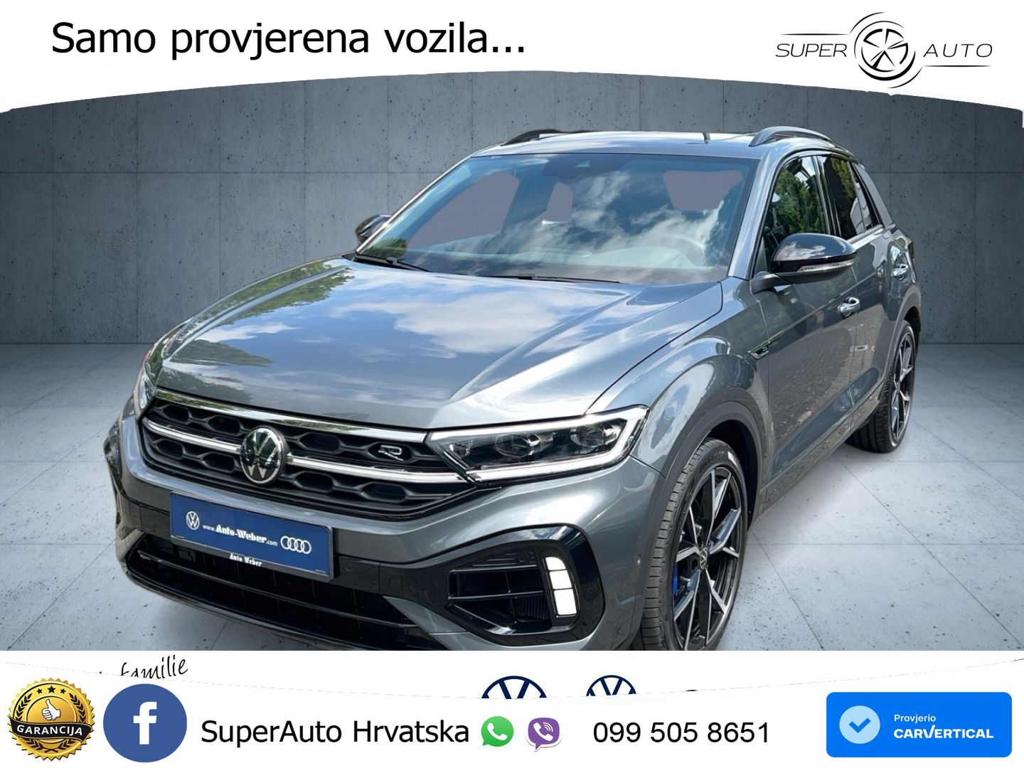 Volkswagen T-Roc I R 2.0 TSI (300 KS) OPF 4M DSG MATRIX+GR SJED+KAM