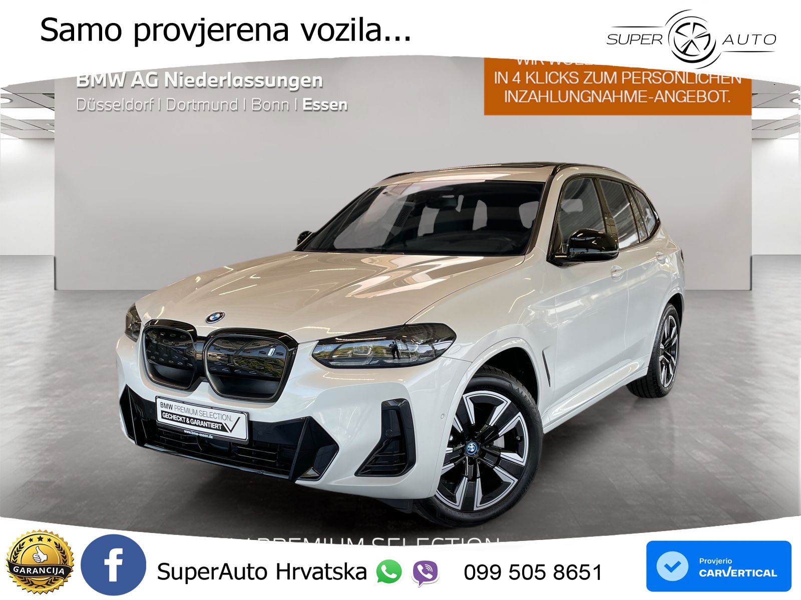 BMW iX3 80 kWh (286 KS)
