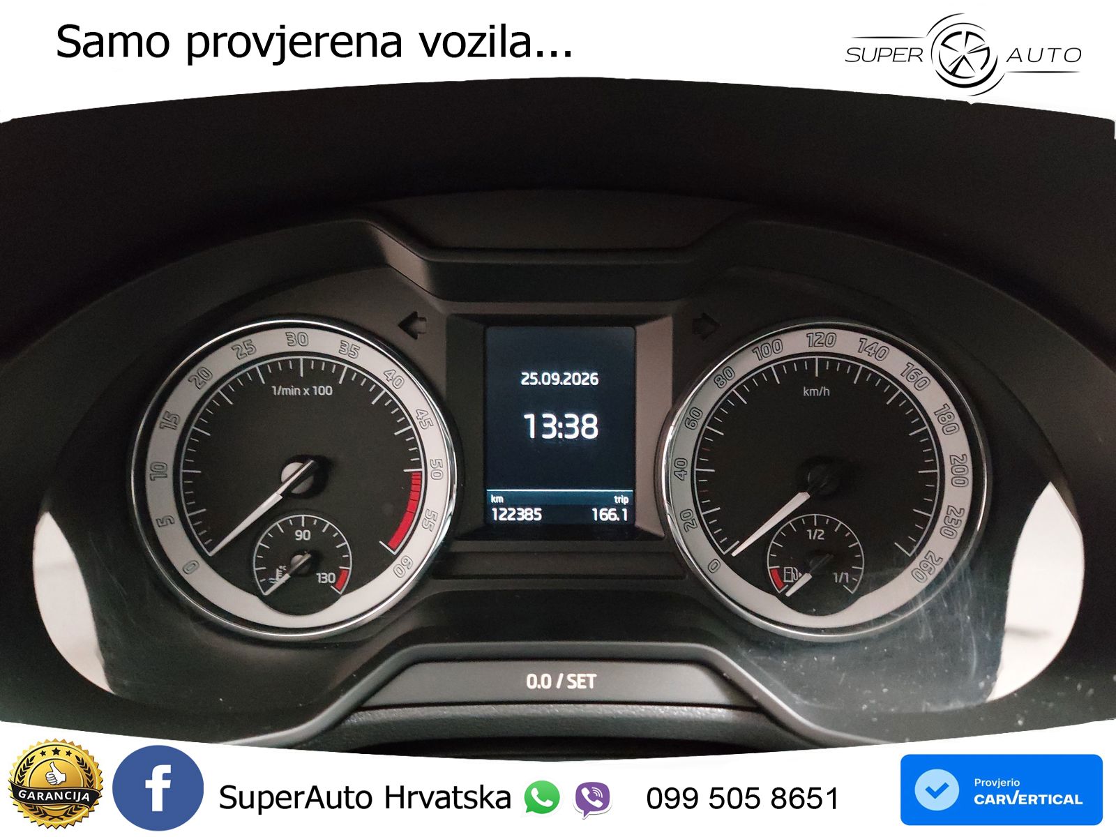 Škoda Octavia Combi 2.0 TDI (150 KS) LED+GR SJED+ACC