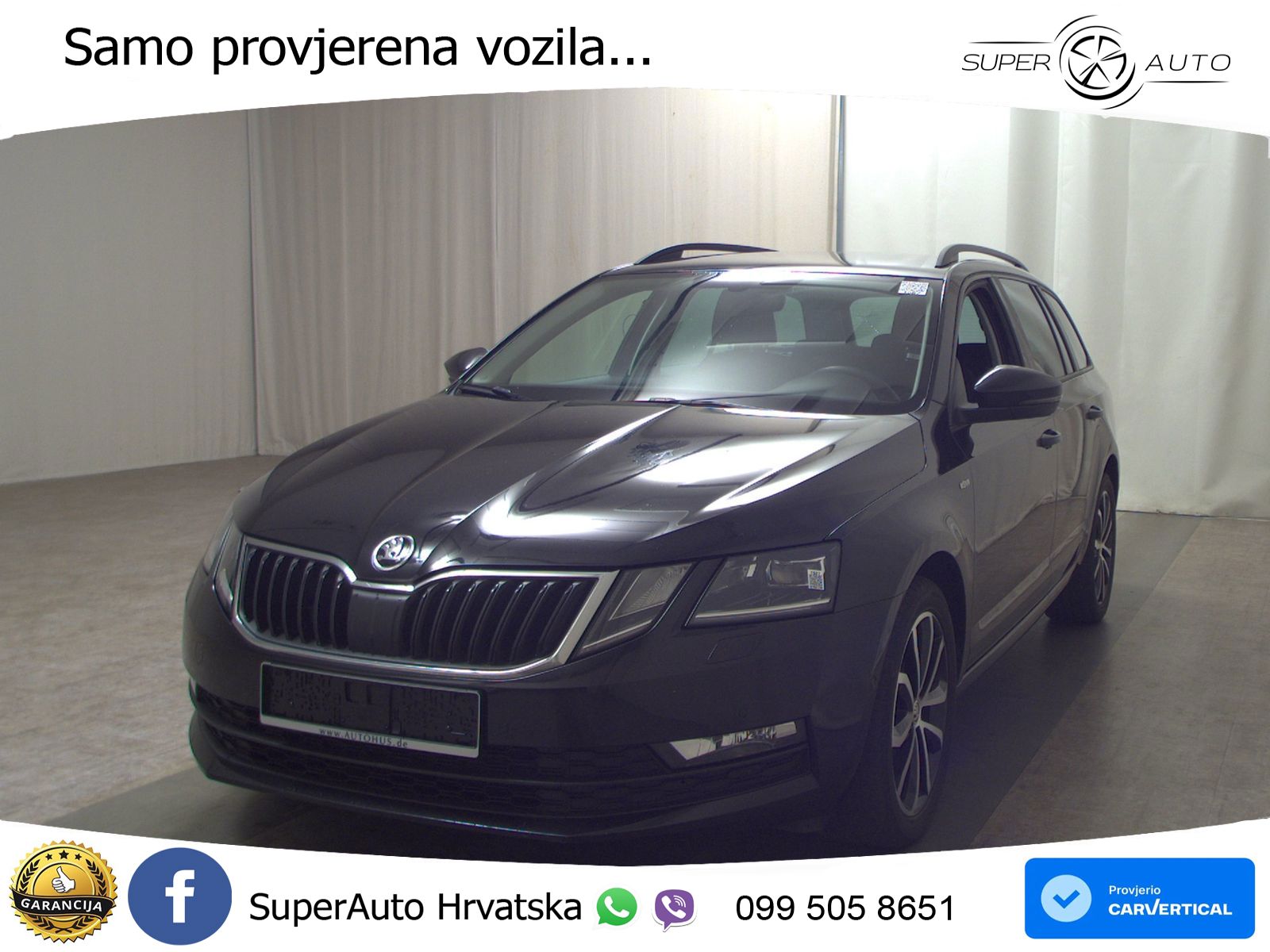 Škoda Octavia Combi 2.0 TDI (150 KS) LED+GR SJED+ACC
