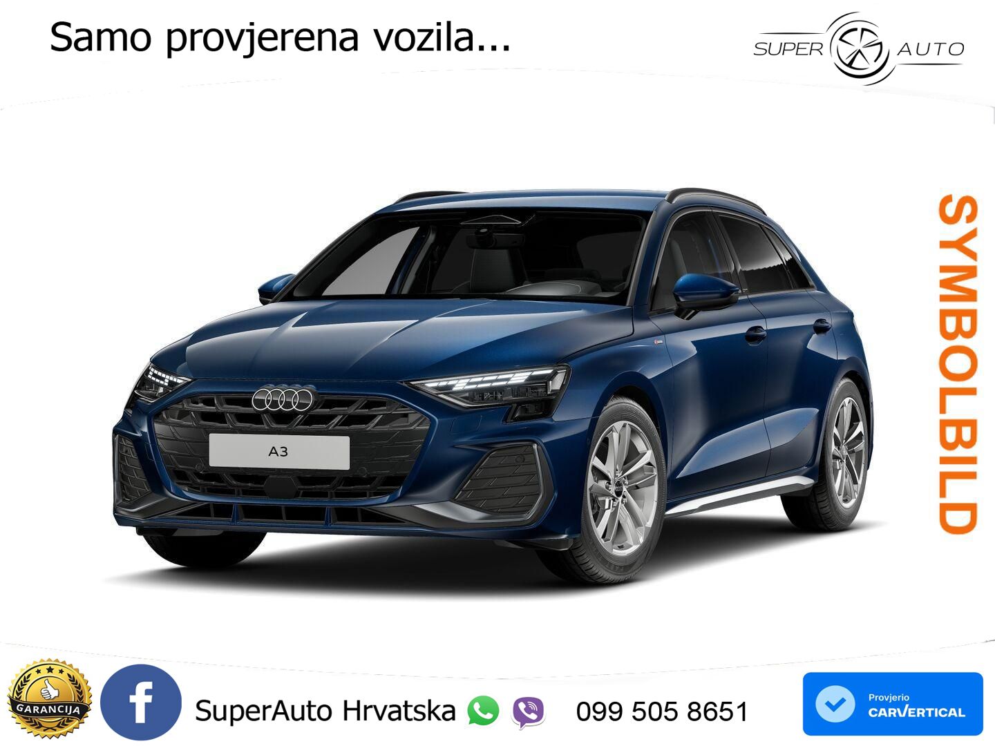 Audi A3 35 TFSI (150 KS) S line LED+GR SJED+ACC