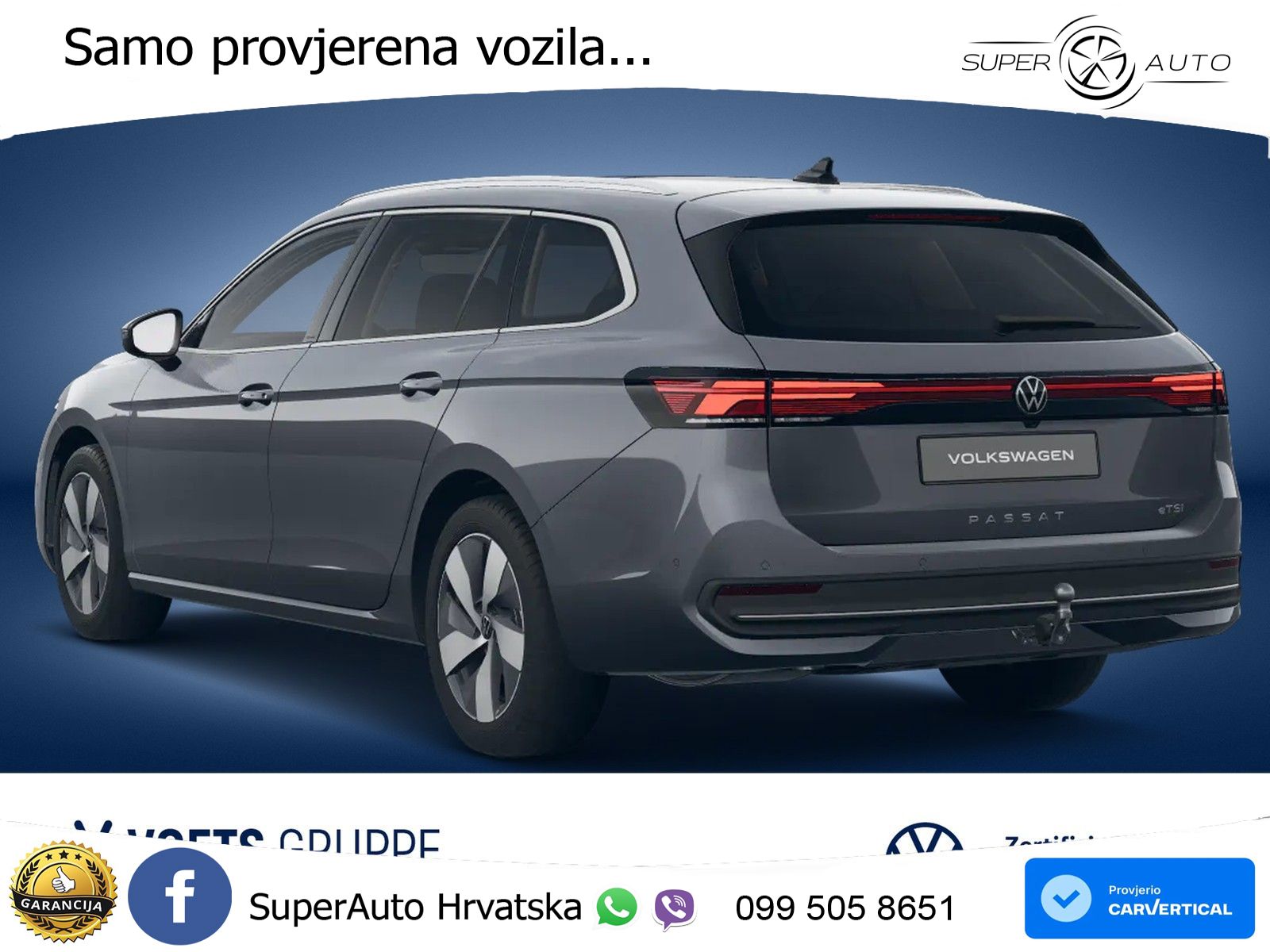 Volkswagen Passat Variant 1.5 eTSI (150 KS) DSG Business LED+GR SJED+ACC