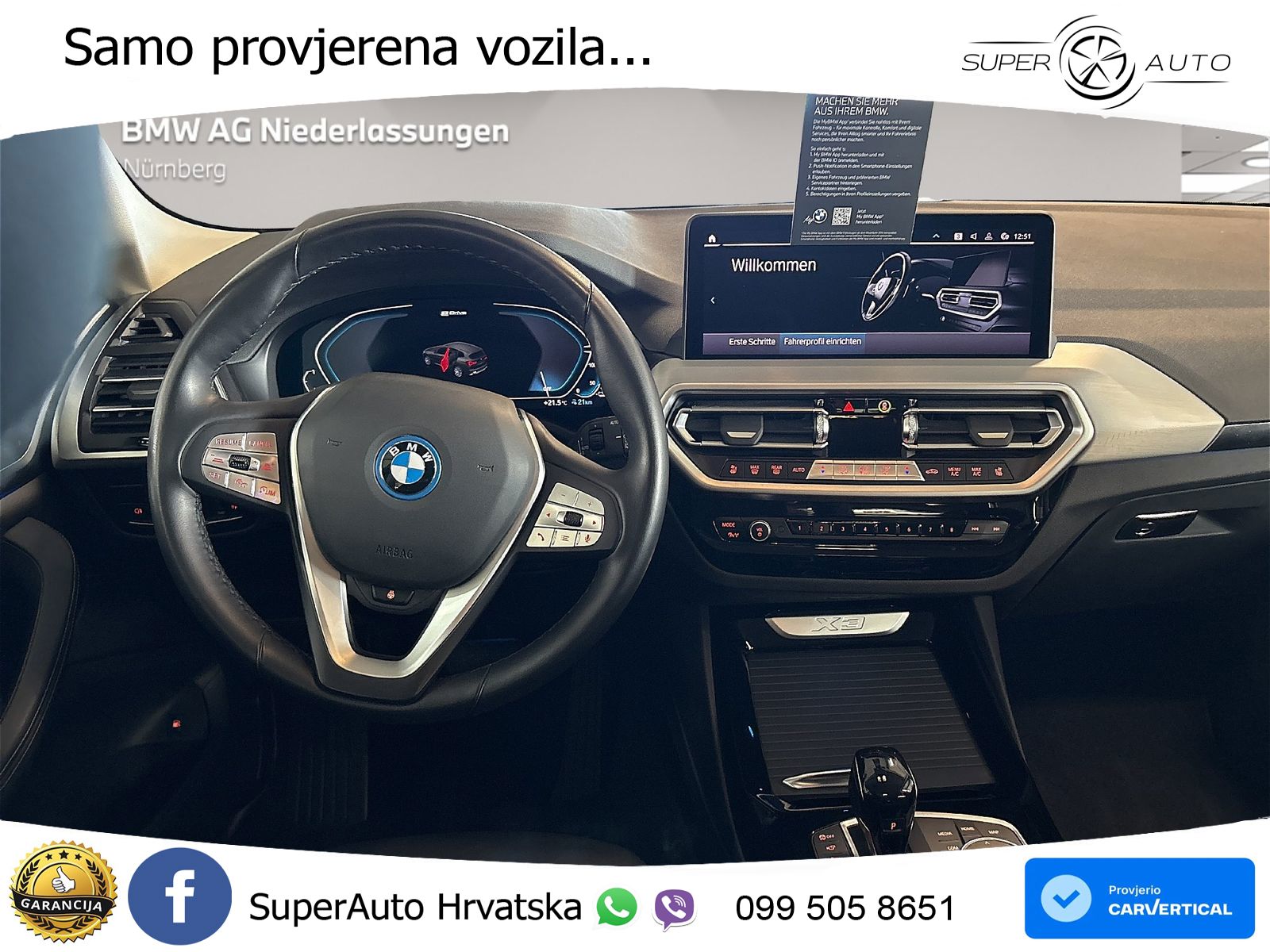 BMW X3 30e xDrive Steptronic LED+GR SJED+ACC