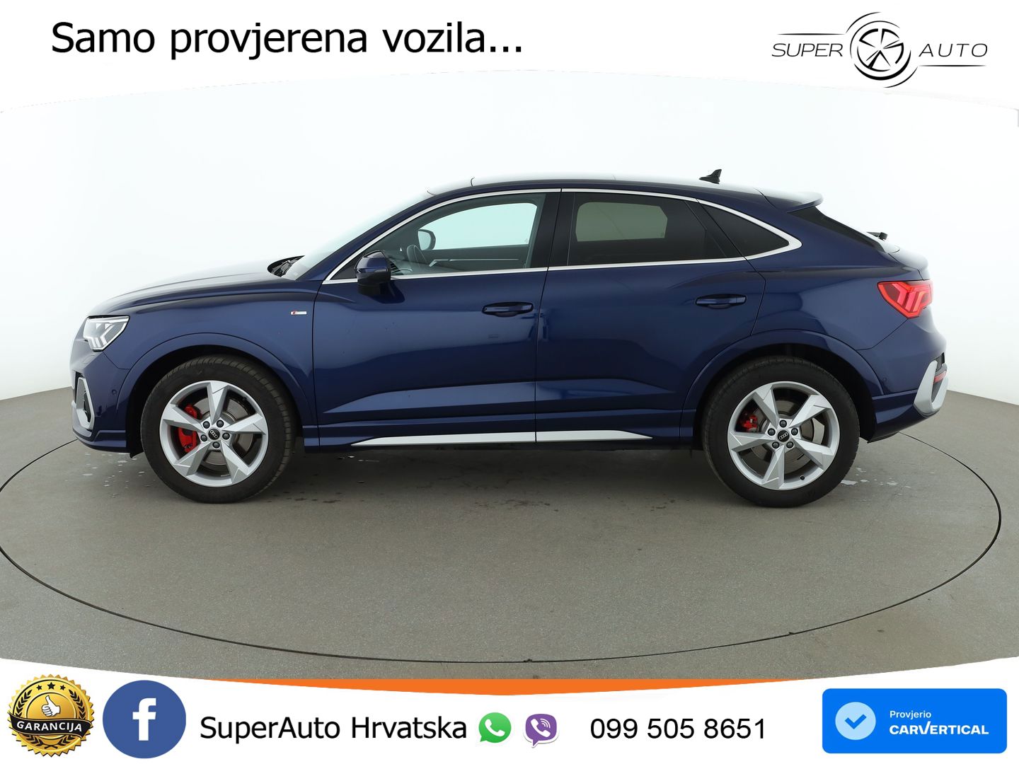 Audi Q3 II Sportback 45 TFSI (245 KS) quattro S tronic S line LED+GR SJED+ACC