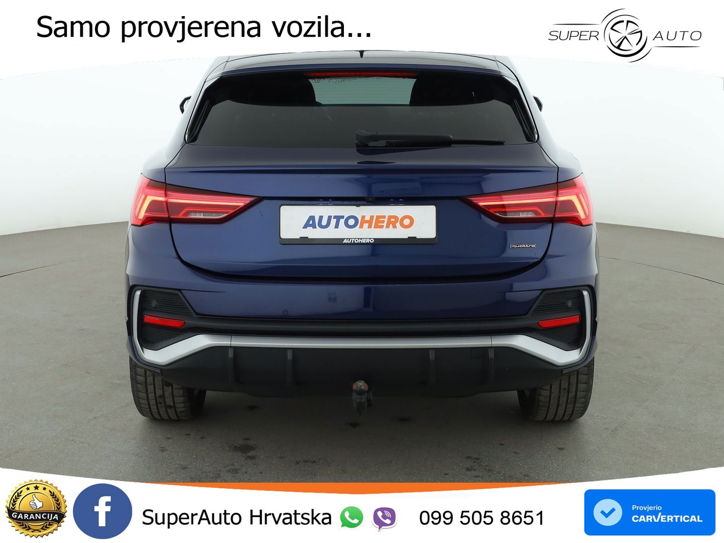 Audi Q3 II Sportback 45 TFSI (245 KS) quattro S tronic S line LED+GR SJED+ACC