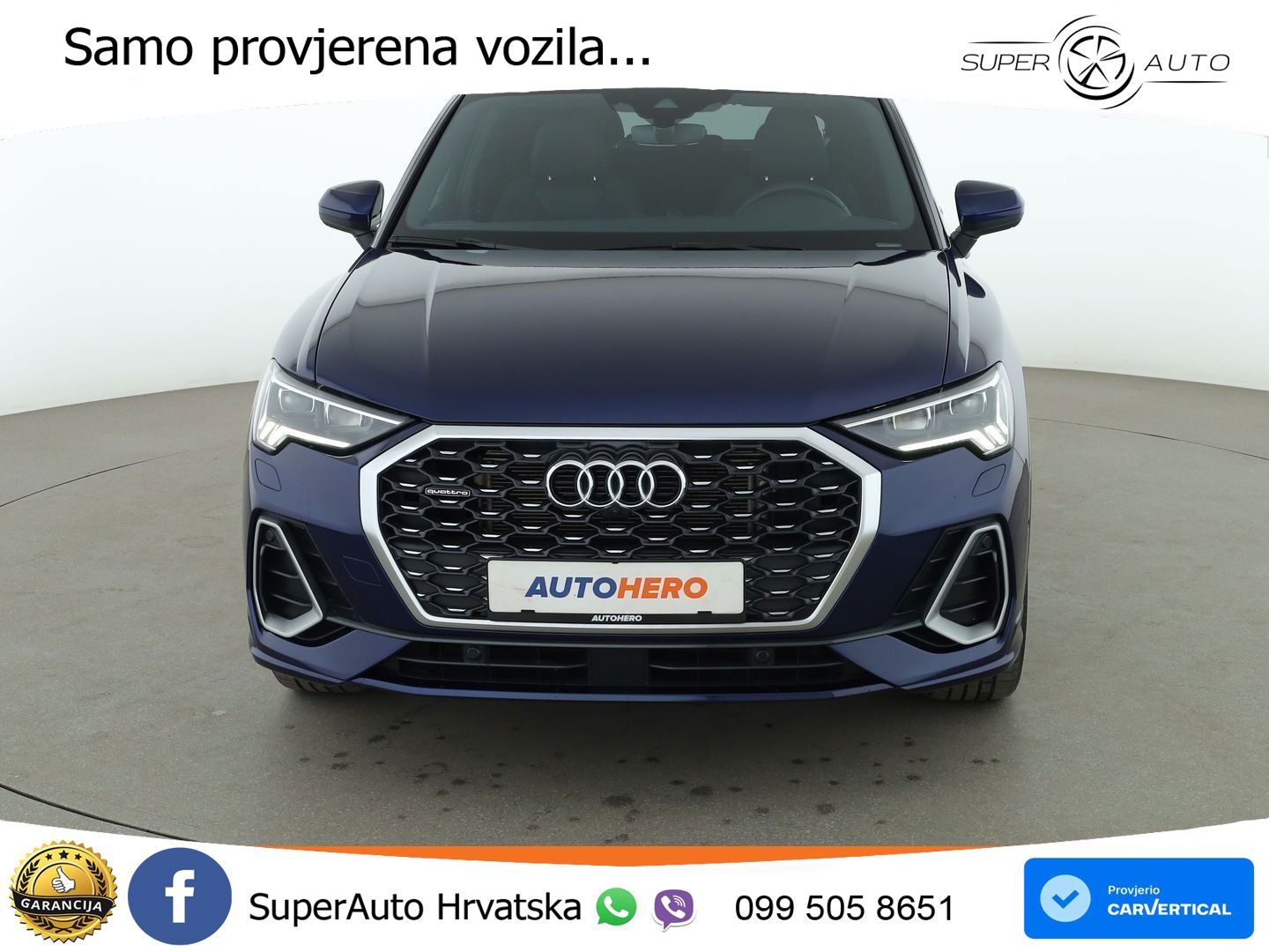 Audi Q3 II Sportback 45 TFSI (245 KS) quattro S tronic S line LED+GR SJED+ACC