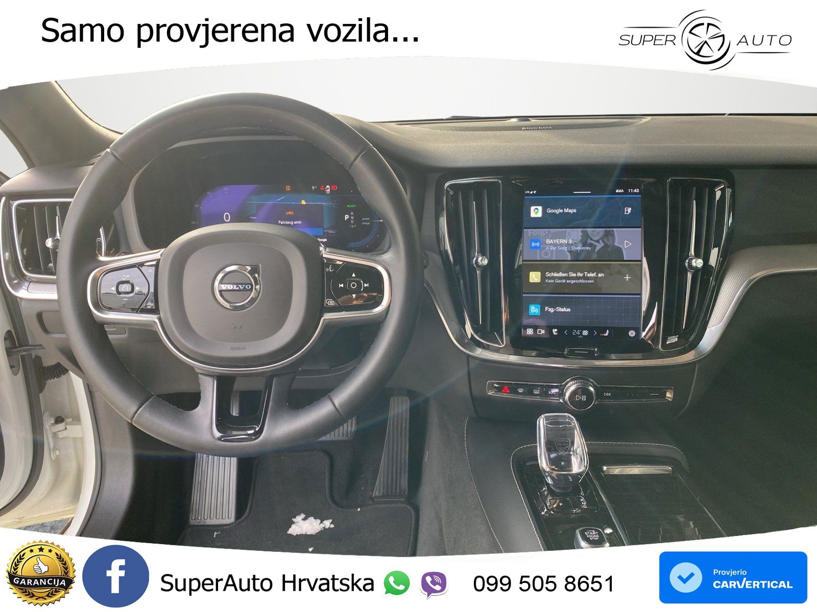 Volvo V60 2.0 T8 AWD Geartronic LED+GR SJED+ACC