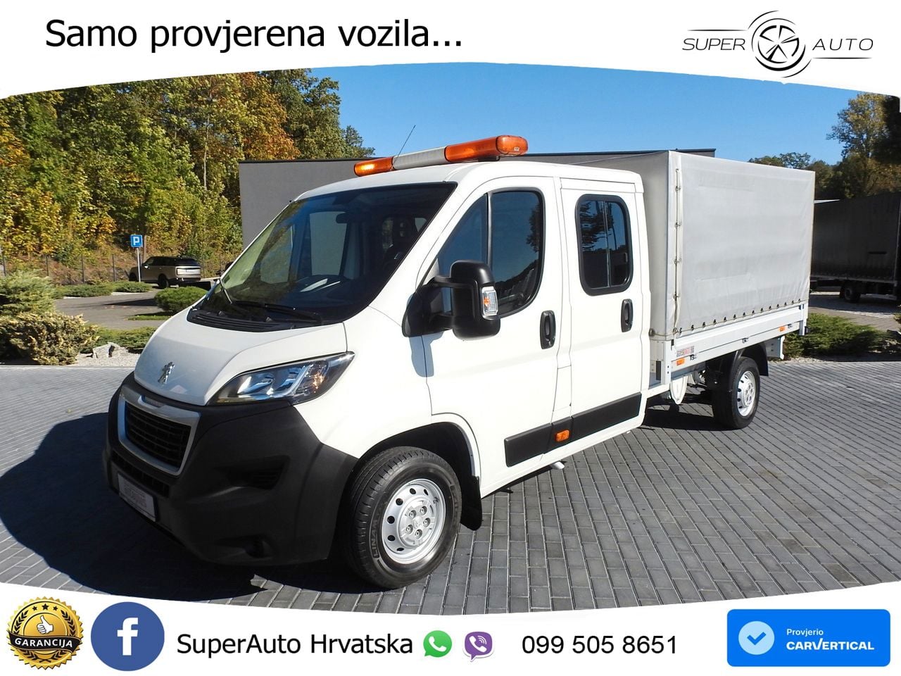 Peugeot BOXER PRITSCHE DOPPELKABINE DOKA 7 SITZE 140 KS