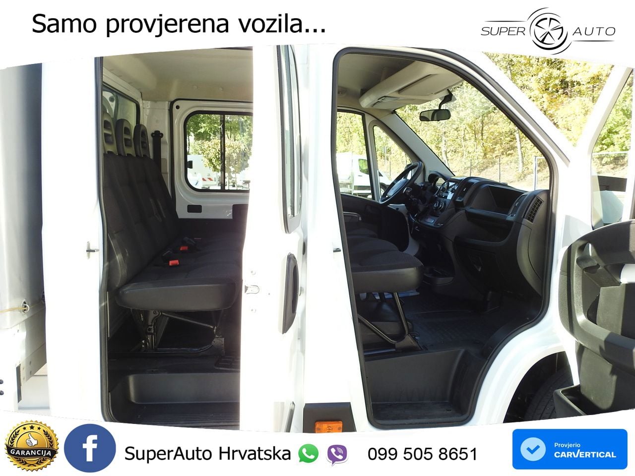 Peugeot BOXER PRITSCHE DOPPELKABINE DOKA 7 SITZE 140 KS