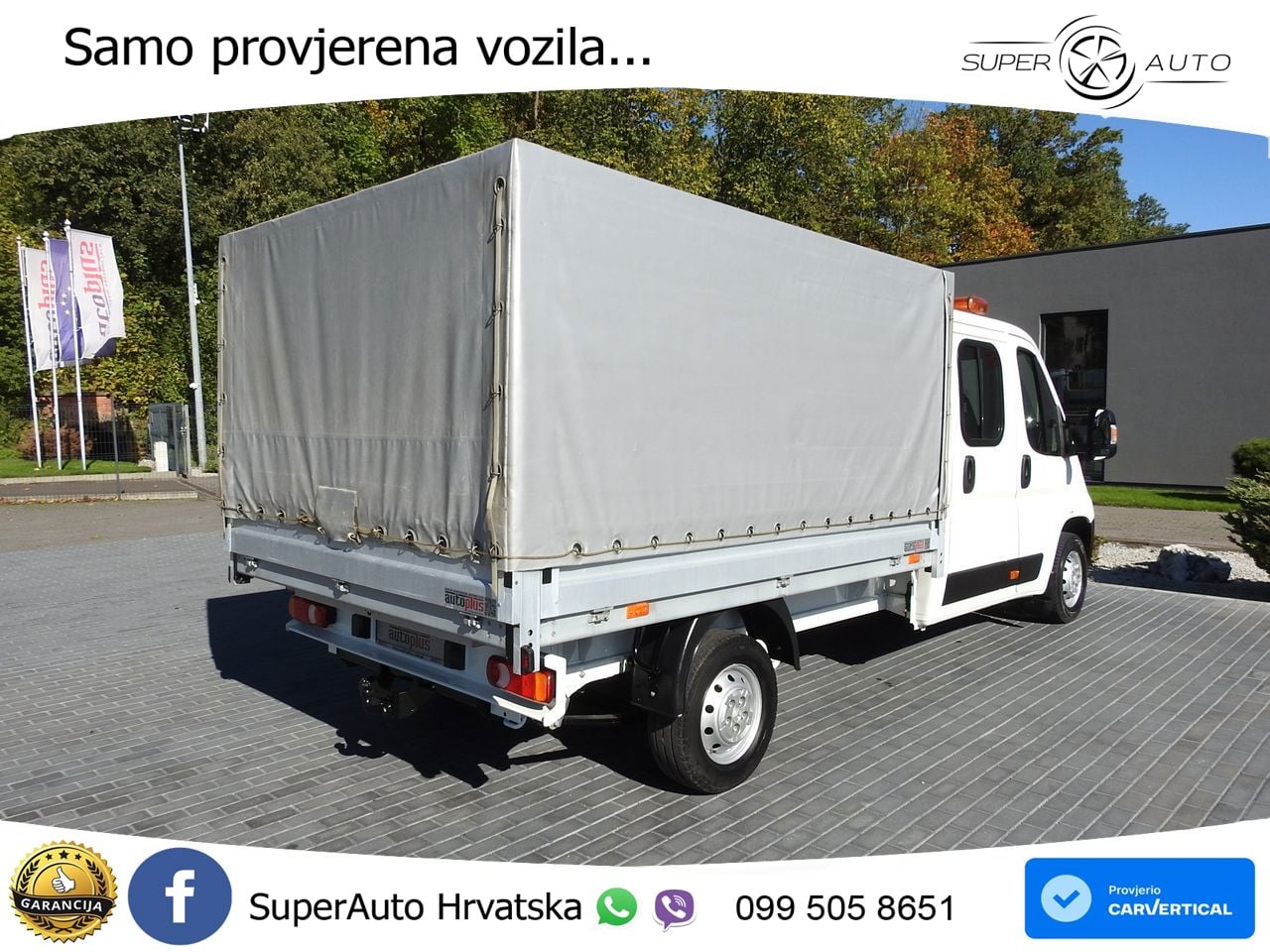 Peugeot BOXER PRITSCHE DOPPELKABINE DOKA 7 SITZE 140 KS
