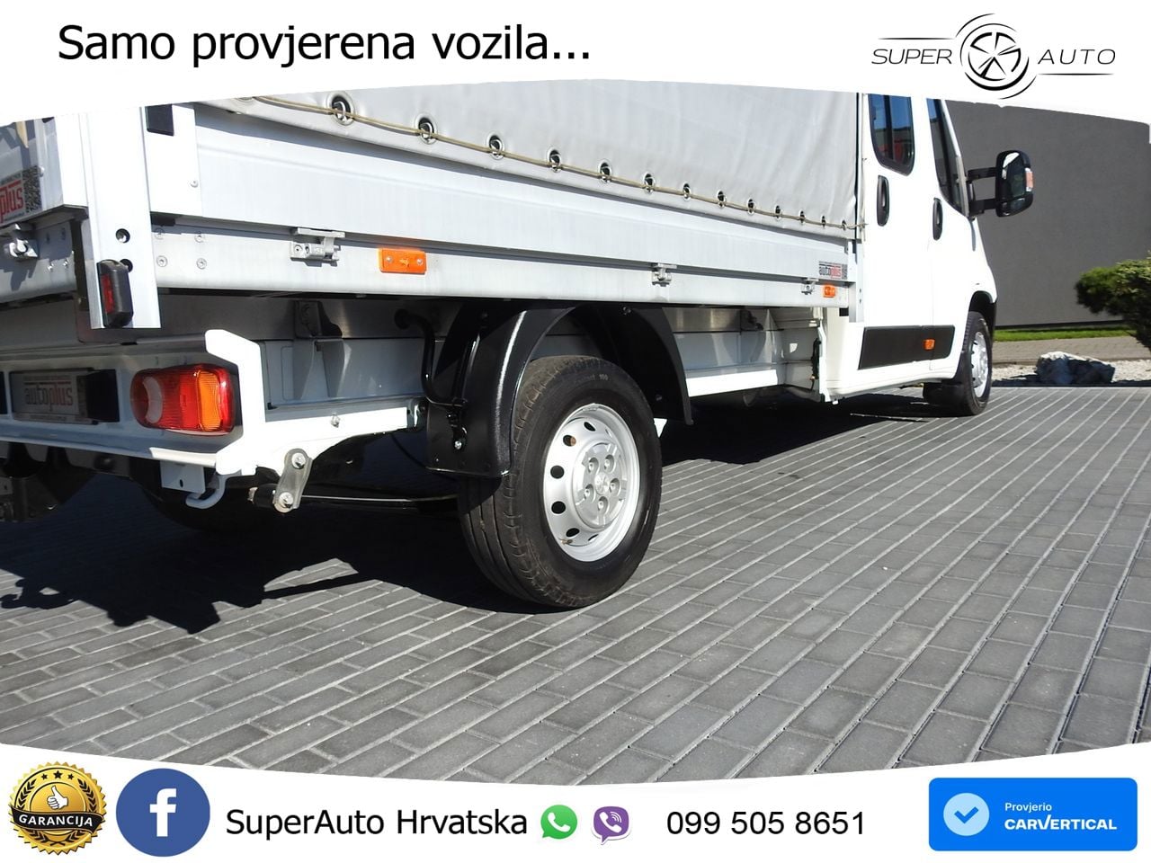 Peugeot BOXER PRITSCHE DOPPELKABINE DOKA 7 SITZE 140 KS