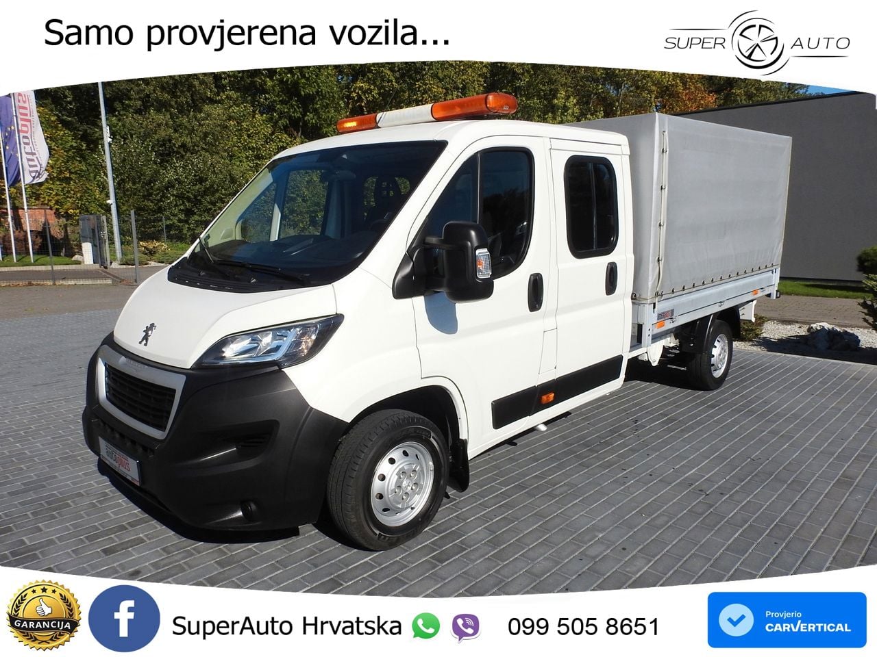 Peugeot BOXER PRITSCHE DOPPELKABINE DOKA 7 SITZE 140 KS