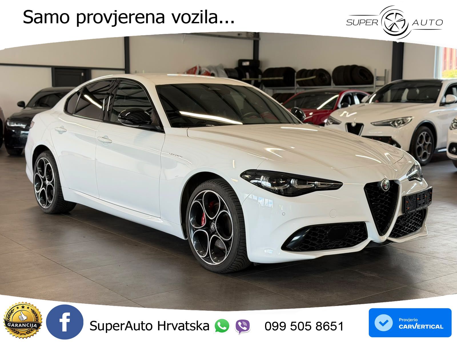 Alfa Romeo Giulia 2.0 Turbo (280 KS) Q4 Automatic LED+GR SJED+ACC