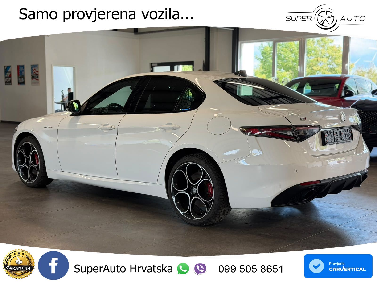 Alfa Romeo Giulia 2.0 Turbo (280 KS) Q4 Automatic LED+GR SJED+ACC