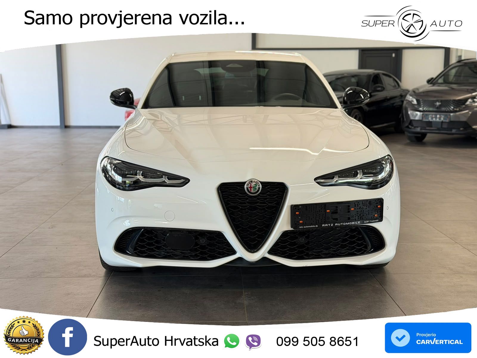 Alfa Romeo Giulia 2.0 Turbo (280 KS) Q4 Automatic LED+GR SJED+ACC