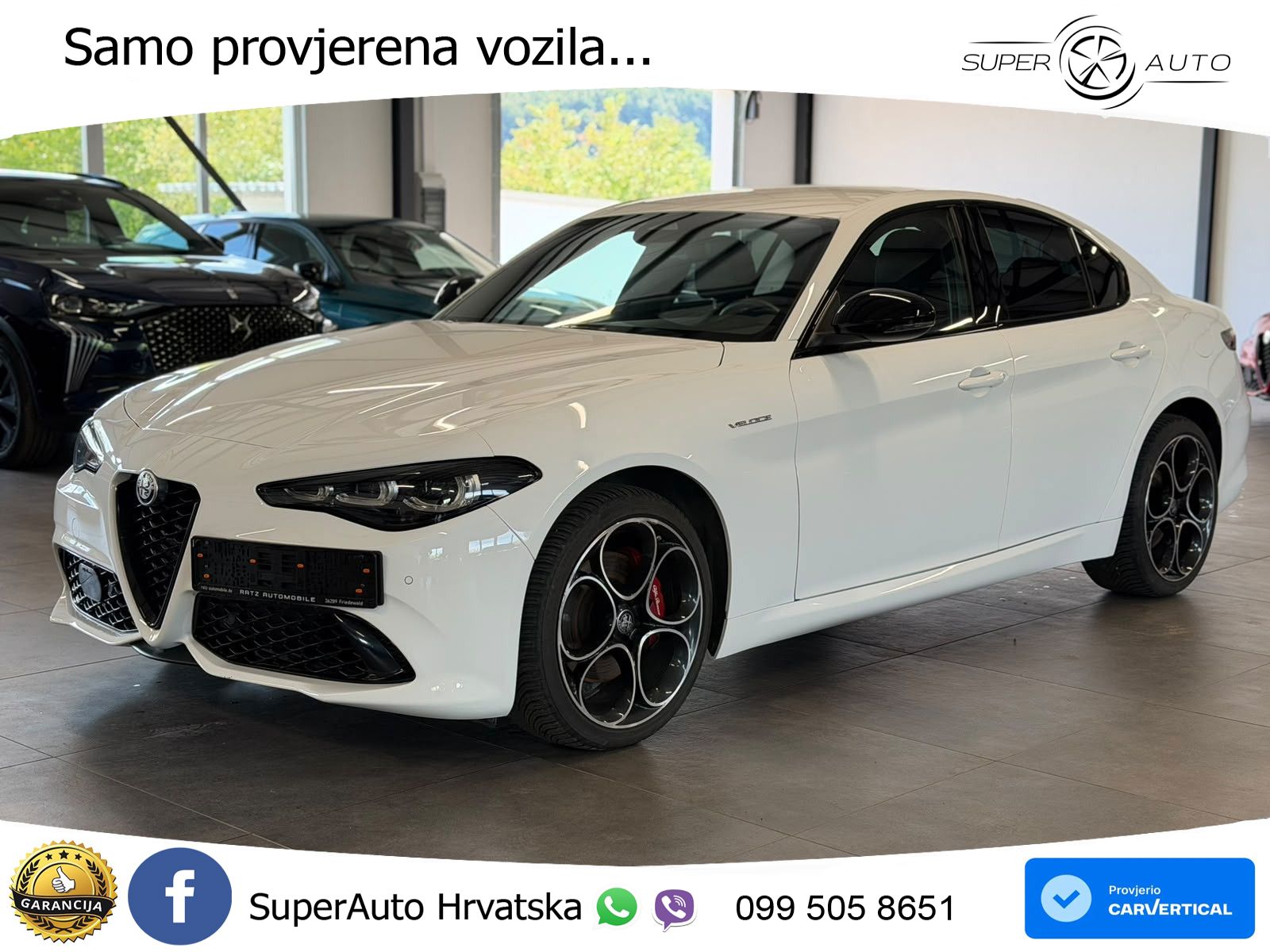Alfa Romeo Giulia 2.0 Turbo (280 KS) Q4 Automatic LED+GR SJED+ACC